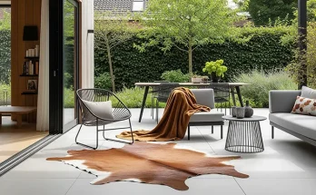 Outdoor Living in Style How to Use Hide Rugs in Summer Garden Rooms and Patios