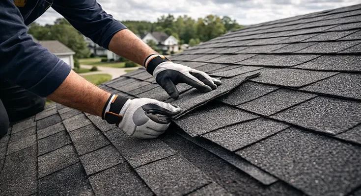 Times Roof Repair near Me Recommends Reseating Loose Shingles