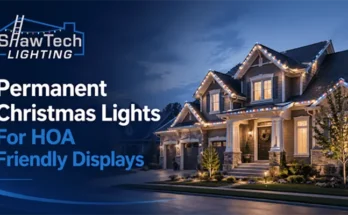 Permanent Christmas Lights For HOA Friendly Displays