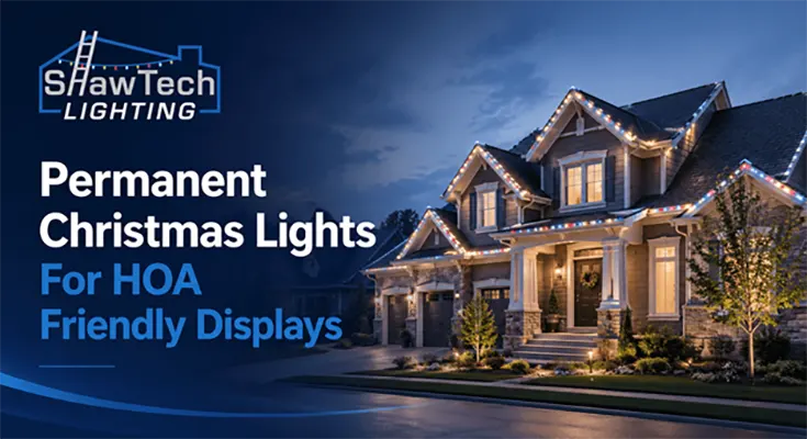 Permanent Christmas Lights For HOA Friendly Displays