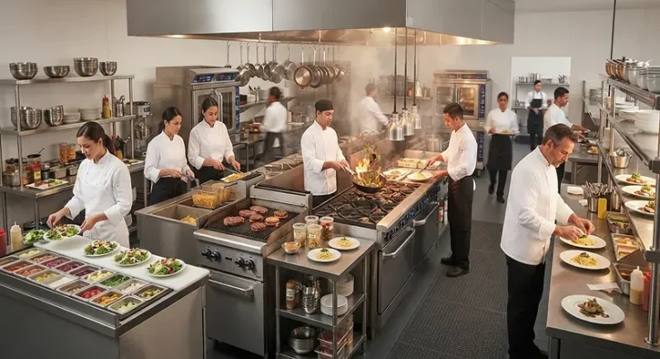 Commercial Restaurant Kitchen Line Layouts That Maximize Cook Speed